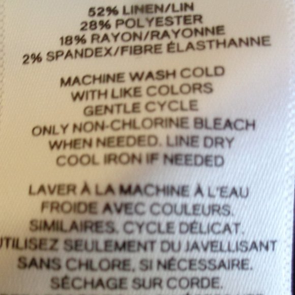 Express High Waisted Linen-Blend Sash Tie Ankle Pant size 2R - Picture 6 of 11